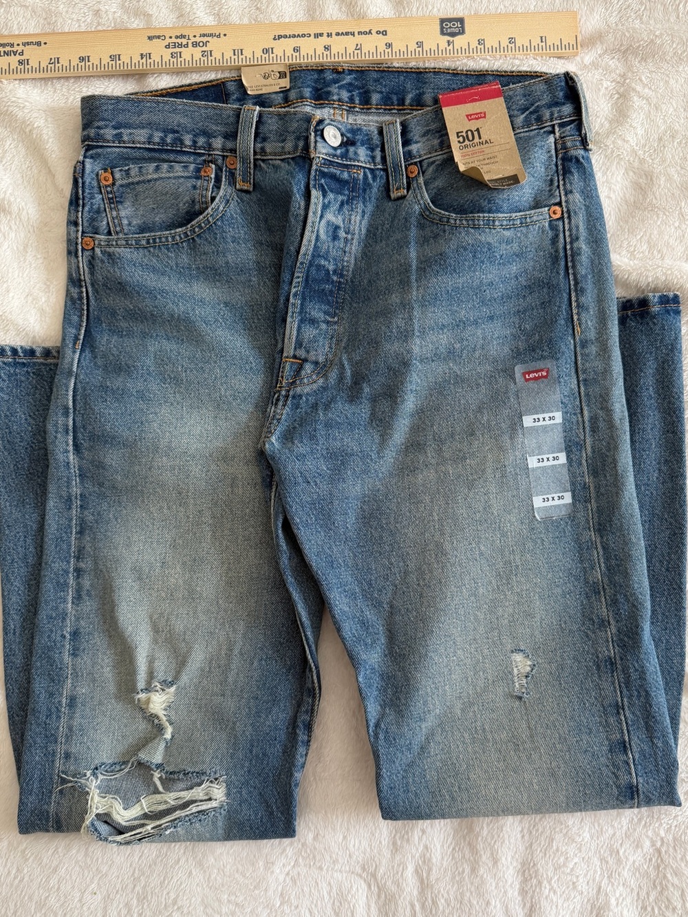 Levi’s Men’s 501 3482 Original Fit 33x30 Early Bird Blue Non-stretch DX NWT $80